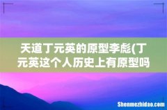 丁元英这个人历史上有原型吗？ 天道丁元英的原型李彪