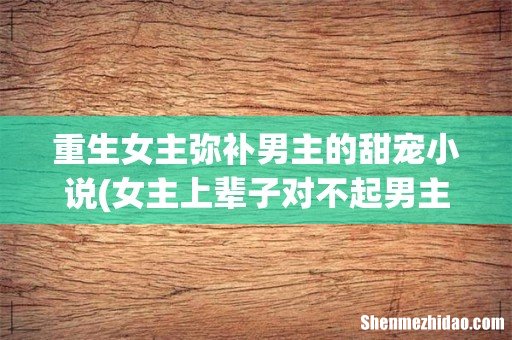 女主上辈子对不起男主或父母重生后弥补的小说 重生女主弥补男主的甜宠小说