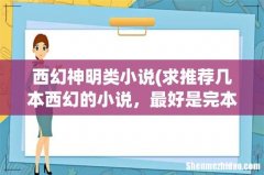 求推荐几本西幻的小说，最好是完本的 西幻神明类小说