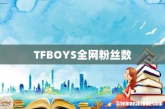 TFBOYS全网粉丝数