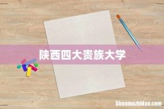 陕西四大贵族大学