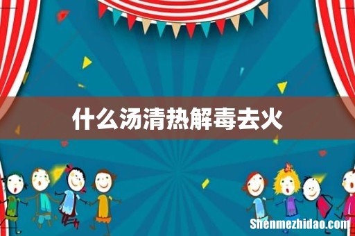 什么汤清热解毒去火