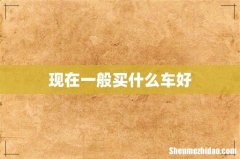 现在一般买什么车好