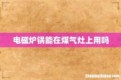 电磁炉锅能在煤气灶上用吗