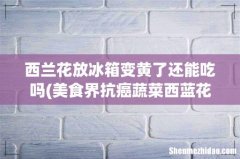 美食界抗癌蔬菜西蓝花，发黄了还能食用吗？ 西兰花放冰箱变黄了还能吃吗