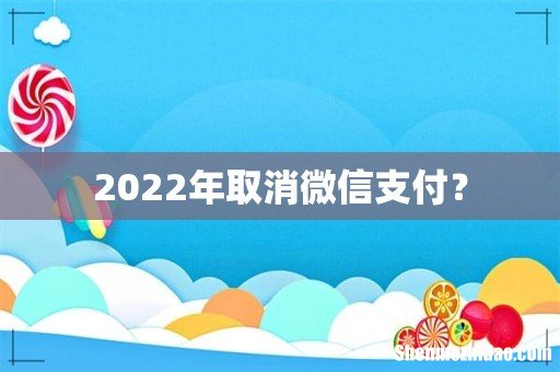 2022年取消微信支付？