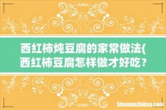 西红柿豆腐怎样做才好吃？ 西红柿炖豆腐的家常做法