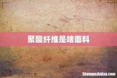 聚酯纤维是啥面料
