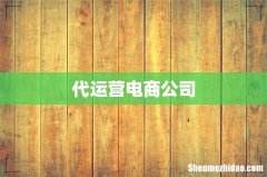 代运营电商公司