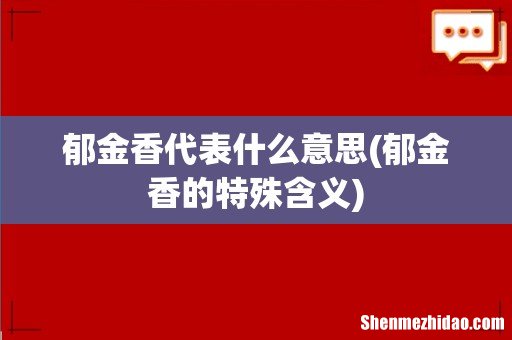 郁金香的特殊含义 郁金香代表什么意思