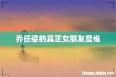 乔任梁的真正女朋友是谁