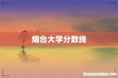 烟台大学分数线