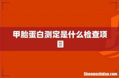 甲胎蛋白测定是什么检查项目