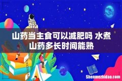 山药当主食可以减肥吗 水煮山药多长时间能熟