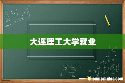 大连理工大学就业