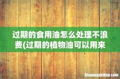 过期的植物油可以用来干什么？ 过期的食用油怎么处理不浪费