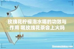 玫瑰花柠檬泡水喝的功效与作用 喝玫瑰花茶会上火吗