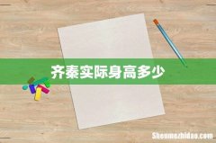 齐秦实际身高多少