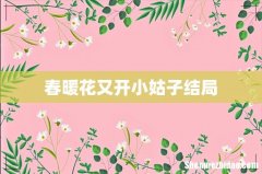 春暖花又开小姑子结局