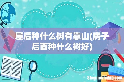 房子后面种什么树好 屋后种什么树有靠山