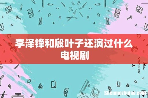 李泽锋和殷叶子还演过什么电视剧