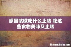 感冒咳嗽吃什么止咳 吃这些食物美味又止咳