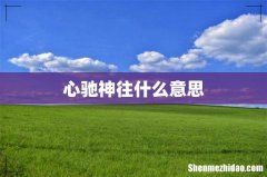心驰神往什么意思