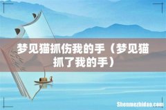 梦见猫抓了我的手 梦见猫抓伤我的手
