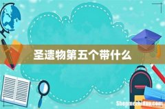 圣遗物第五个带什么
