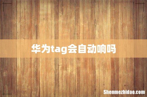 华为tag会自动响吗