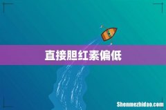 直接胆红素偏低