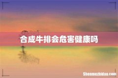 合成牛排会危害健康吗
