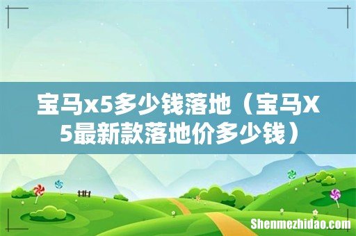 宝马X5最新款落地价多少钱 宝马x5多少钱落地