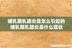 哺乳期乳腺炎是怎么引起的 哺乳期乳腺炎是什么症状