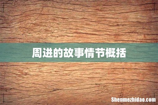 周进的故事情节概括