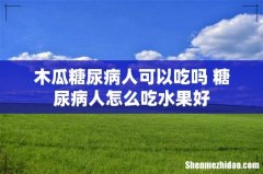 木瓜糖尿病人可以吃吗 糖尿病人怎么吃水果好