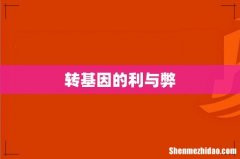 转基因的利与弊