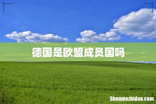 德国是欧盟成员国吗