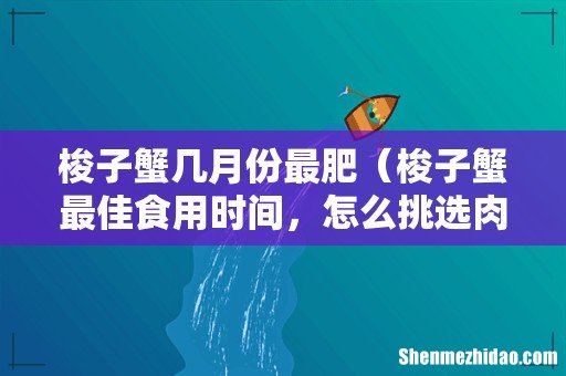 梭子蟹最佳食用时间,怎么挑选肉多 梭子蟹几月份最肥