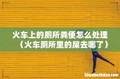 火车厕所里的屎去哪了 火车上的厕所粪便怎么处理