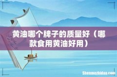 哪款食用黄油好用 黄油哪个牌子的质量好