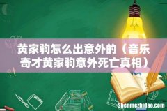 音乐奇才黄家驹意外死亡真相 黄家驹怎么出意外的