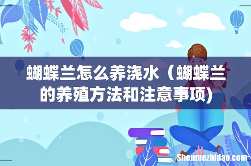 蝴蝶兰怎么养浇水(蝴蝶兰的养殖方法和注意事项)