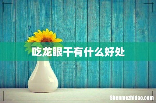 吃龙眼干有什么好处