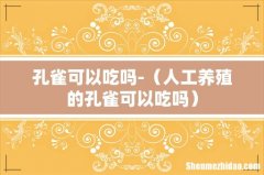 人工养殖的孔雀可以吃吗 孔雀可以吃吗-