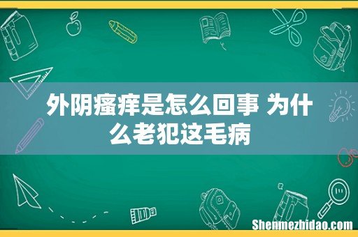 外阴瘙痒是怎么回事 为什么老犯这毛病