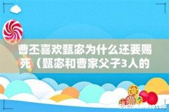 甄宓和曹家父子3人的爱情 曹丕喜欢甄宓为什么还要赐死
