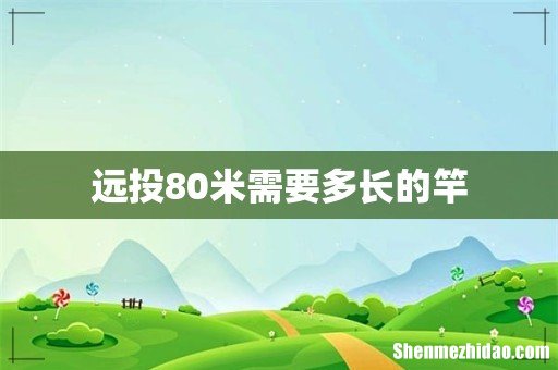 远投80米需要多长的竿
