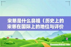 历史上的宋慈在国际上的地位与评价 宋慈是什么鼻祖