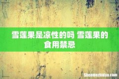 雪莲果是凉性的吗 雪莲果的食用禁忌